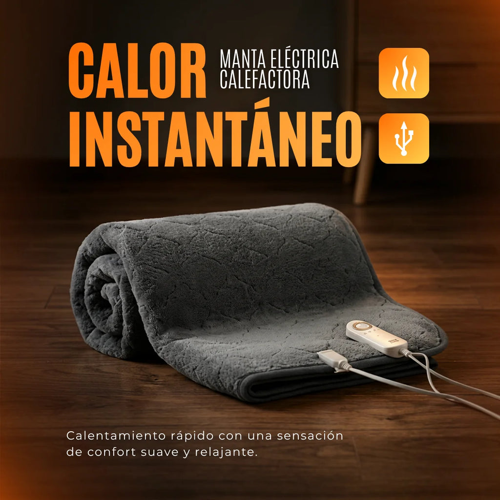 Manta Eléctrica Calefactora - PRODUCTO EN TENDENCIA | 50% DE DESCUENTO